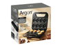 Argon Máquina de Donuts 750W | Metal Negro y Gris | Hasta 12 Donuts (Set de 6)