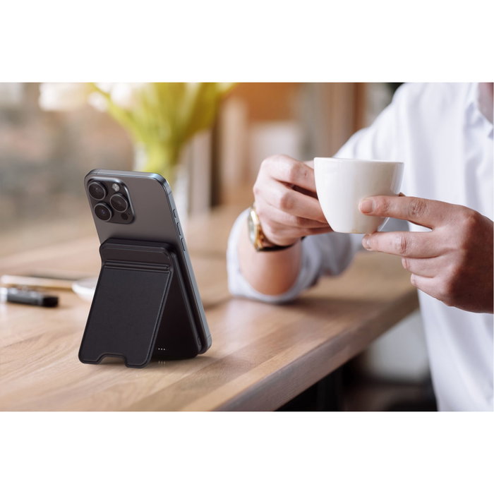 Satechi OntheGo Magnetic Qi2 Powerbank Stand 5000 mAh Black