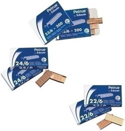 Grapas Petrus 22/8-24/8 Cobreadas Caja De 1000