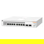 HP Enterprise Instant On 1930 Switch Gestionado L2+ 8 Puertos Gigabit Ethernet 2 Puertos SFP PoE 124W Montaje en Rack 1U