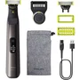 PHILIPS OneBlade Pro 360 Recortadora de barba y cuerpo con peine 14 en 1 y 2 cuchillas