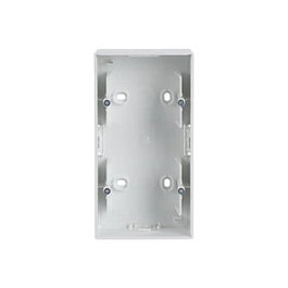 BUSCH-JAEGER Caja de montaje superficial future linear BJ 1702-84, 2 posiciones, blanco estudio