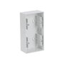 BUSCH-JAEGER Caja de montaje superficial future linear BJ 1702-84, 2 posiciones, blanco estudio