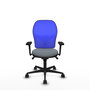 PIQUERAS Y CRESPO Silla de oficina Jorquera Gris y Azul