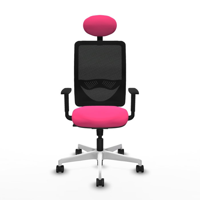 PIQUERAS Y CRESPO Silla de oficina Zulema Rosa y Negro PIQUERAS Y CRESPO Silla de oficina Zulema Rosa y Negro