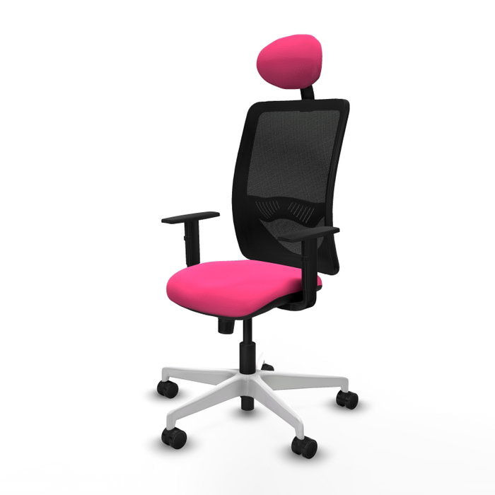PIQUERAS Y CRESPO Silla de oficina Zulema Rosa y Negro PIQUERAS Y CRESPO Silla de oficina Zulema Rosa y Negro