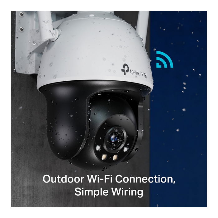 TP-LINK VIGI C540-W Cámara de vigilancia IP 4MP con lente 4mm, Blanco