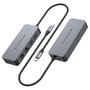 Conceptronic ABBY24G Hub USB-C 2 puertos Gigabit Ethernet 2 puertos USB-A 3.2 Gen 1 5 Gbps 0.3m Gris