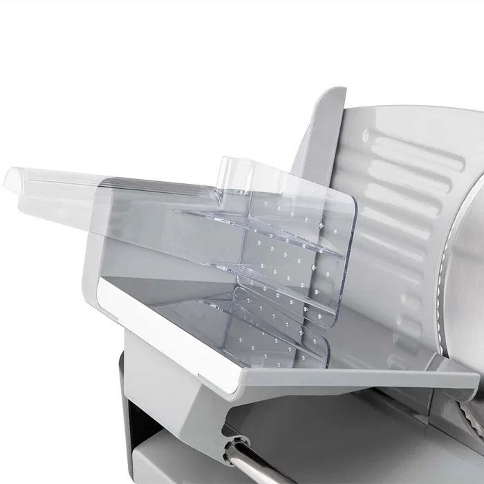 Orbegozo MS 4580 Cortafiambres Eléctrico 150W con Cuchilla de Acero Inoxidable de 190mm, Rebanadora, Ajuste de Grosor 0-15mm