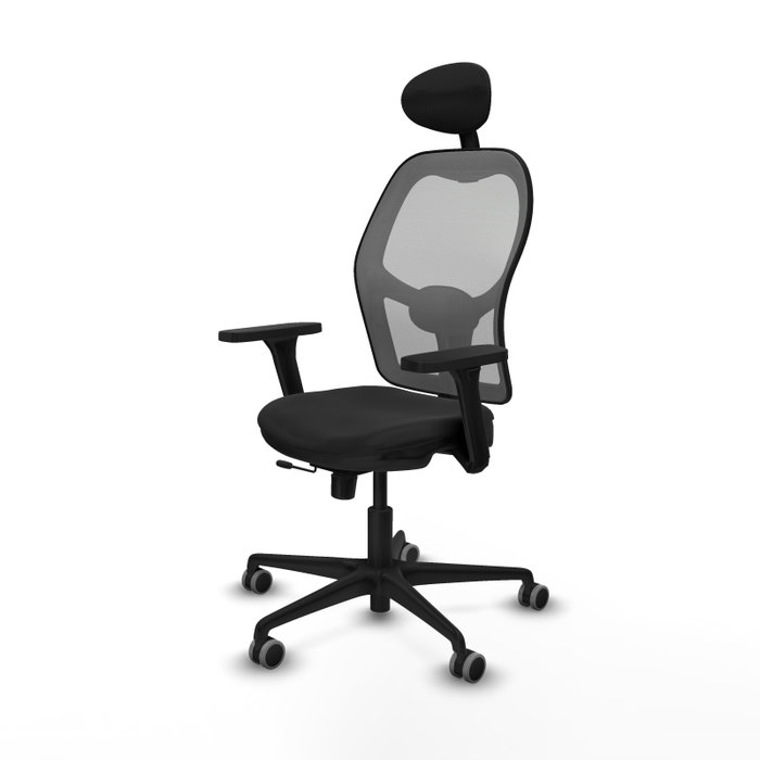 PIQUERAS Y CRESPO Silla de oficina Jorquera con mecanismo Sincro/Traslack, Brazos 3D y Cabecero Fijo PIQUERAS Y CRESPO Silla de oficina Jorquera con mecanismo Sincro/Traslack, Brazos 3D y Cabecero Fijo
