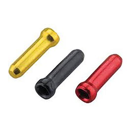 Jagwire Set Terminales Cable Universal Rojo/Dorado/Negro (90 Unidades) - Componentes para Bicicleta