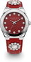 Daisy Dixon Reloj DD136PS con correa de cuero roja