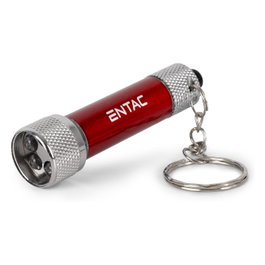 ENTAC Linterna de llavero EFL-5LED-KC-R Rojo