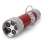 ENTAC Linterna de llavero EFL-5LED-KC-R Rojo