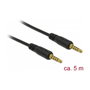 DeLOCK 85699 Cable de audio de 3,5 mm 5 Pin macho a macho 5 m negro