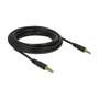 DeLOCK 85699 Cable de audio de 3,5 mm 5 Pin macho a macho 5 m negro