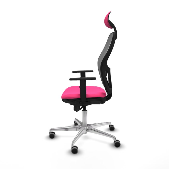 PIQUERAS Y CRESPO Silla de oficina Jorquera Rosa y Gris PIQUERAS Y CRESPO Silla de oficina Jorquera Rosa y Gris