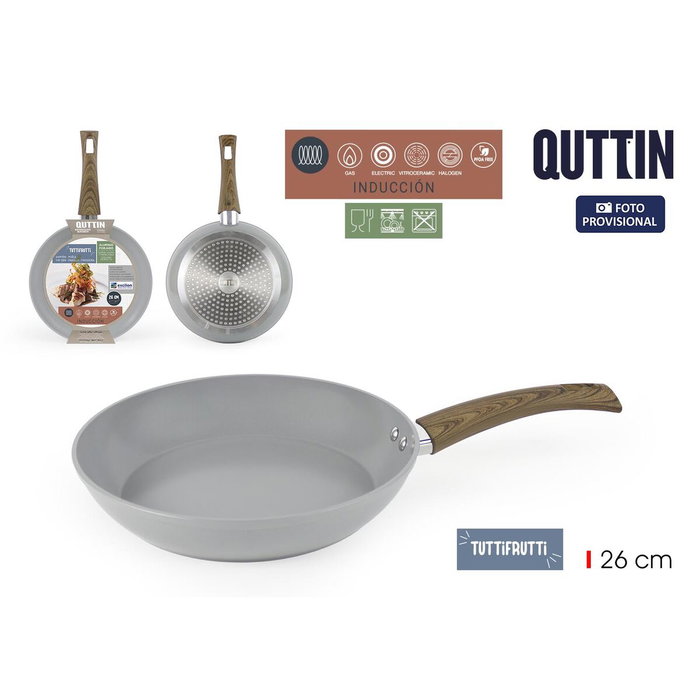 Sartén Quttin TUTTIFRUTTI Gris (6 Unidades)