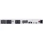CyberPower SAI Interactivo Rack 1U CP700EIPFCRM1U - 750VA/420W - 6 Salidas (4 con batería) - Onda Sinusoidal Pura - AVR - LCD Color - Compatible PFC Activo