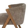 Silla Taupe Madera de Abedul Salón 58 X 59,50 X 68,50 cm