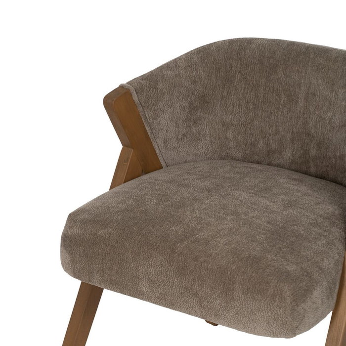 Ixia Silla Taupe Madera de Abedul Salón Ixia Silla Taupe Madera de Abedul Salón