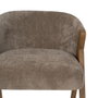 Ixia Silla Taupe Madera de Abedul Salón