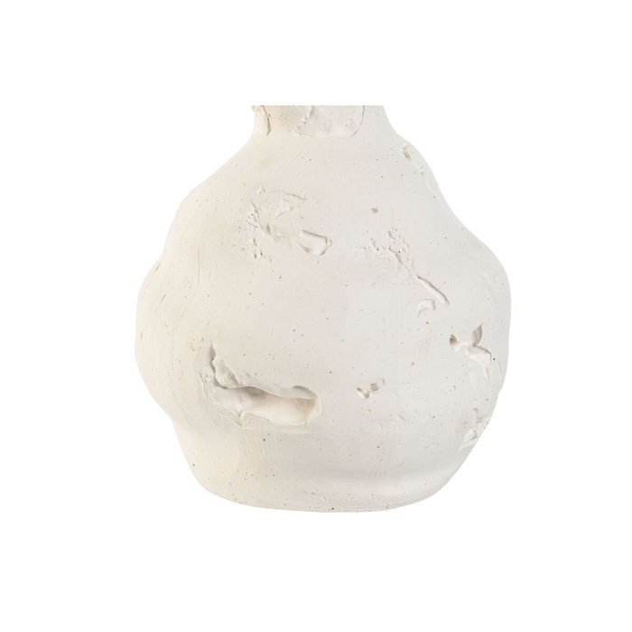 DKD Home Decor Jarrón de Cerámica Blanco Orgánico Artesanal DKD Home Decor Jarrón de Cerámica Blanco Orgánico Artesanal