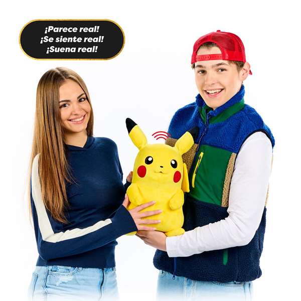 Famosa Peluche Pikachu Puppetronic 50 cm con luces y sonidos