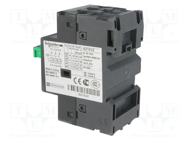 SCHNEIDER ELECTRIC Interruptor motorizado Easy TeSys 11kW 230÷690VAC