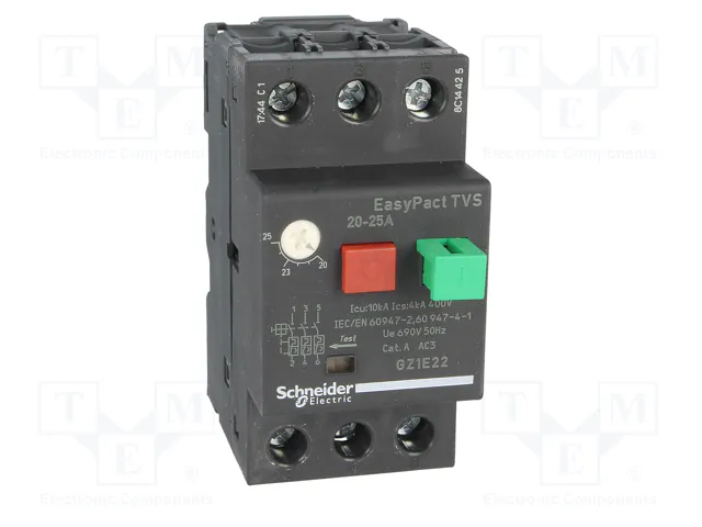 SCHNEIDER ELECTRIC Interruptor motorizado Easy TeSys 11kW 230÷690VAC