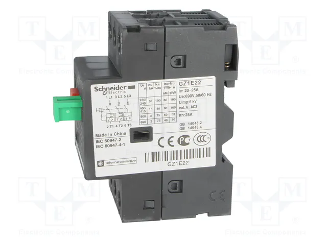 SCHNEIDER ELECTRIC Interruptor motorizado Easy TeSys 11kW 230÷690VAC