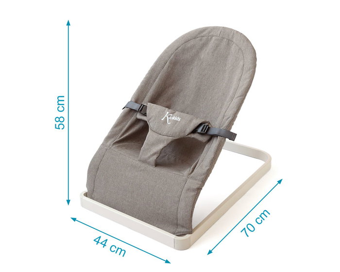 KioKids Hamaquita Gris Oscuro +0 meses ligera y segura para bebé KioKids Hamaquita Gris Oscuro +0 meses ligera y segura para bebé