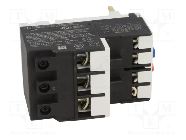 LOVATO ELECTRIC Relé térmico RF38 9÷14A con agarres de tornillo