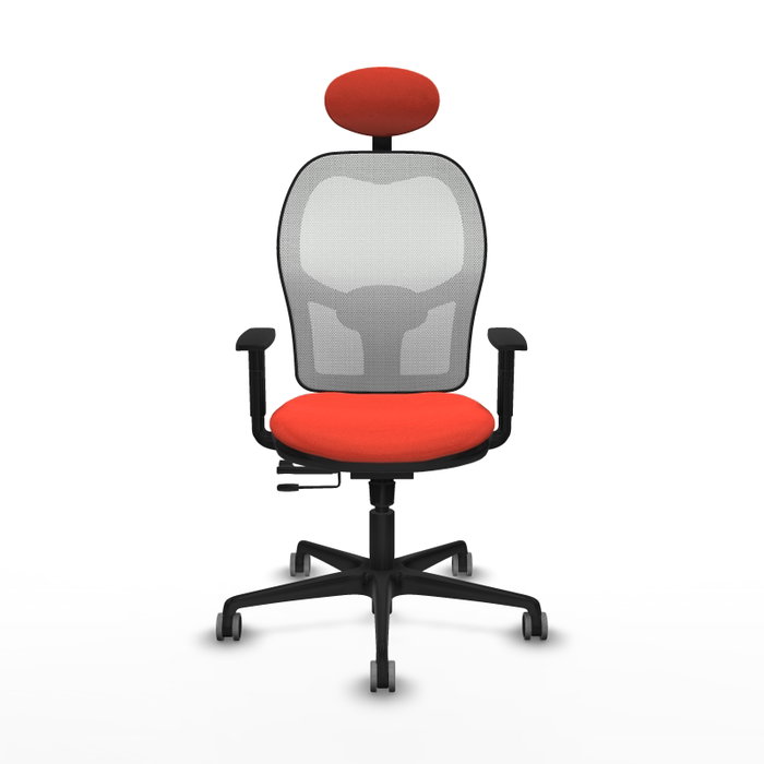 PIQUERAS Y CRESPO Silla de oficina Jorquera Naranja oscuro y Blanco PIQUERAS Y CRESPO Silla de oficina Jorquera Naranja oscuro y Blanco