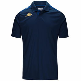 Polo de Manga Corta Hombre Kappa 4Futbol Ghiolo Azul 2XL