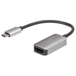 ATEN Adaptador USB-C a HDMI 4K UC3008A1 Plata, Soporta 4096 x 2160 a 60 Hz