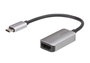 ATEN Adaptador USB-C a HDMI 4K UC3008A1 Plata, Soporta 4096 x 2160 a 60 Hz