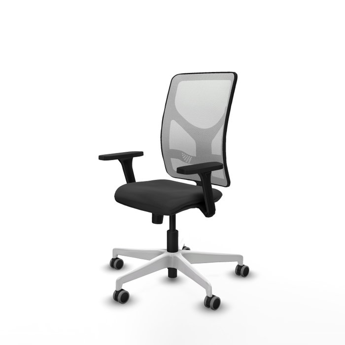 PIQUERAS Y CRESPO Silla de oficina Motilla con Mecanismo Sincro, Gris oscuro y Blanco PIQUERAS Y CRESPO Silla de oficina Motilla con Mecanismo Sincro, Gris oscuro y Blanco