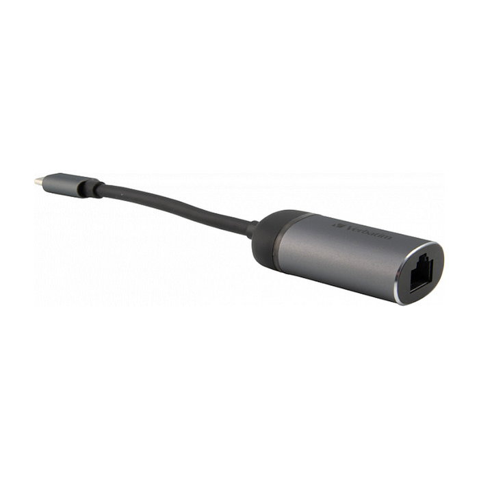 Verbatim Adaptador USB-C a Gigabit Ethernet con cable de 10 cm Verbatim Adaptador USB-C a Gigabit Ethernet con cable de 10 cm