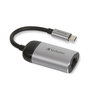 Verbatim Adaptador USB-C a RJ-45 Gigabit Ethernet para Portátil y MacBook, Conexión Alámbrica y Red