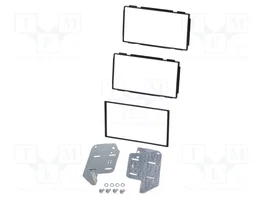 PER.PIC. Bastidor de montaje de radio 2 DIN para Nissan Juke 2010-2014, negro