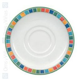 Villeroy & Boch Alea Platillo Plano para Vajilla de Té/Desayuno/Cena, 16 cm (Set de 12)
