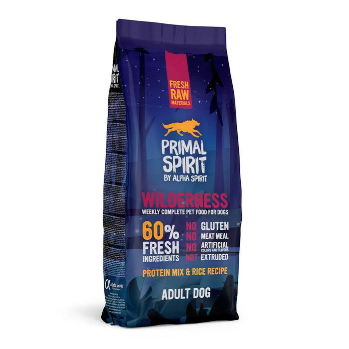 Alpha Spirit Canine Primal 60% Wilderness 12kg