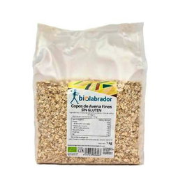 BIOLABRADOR Copos de Avena Finos Sin Gluten 1kg
