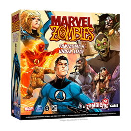 CMON Marvel Zombies: Fantastic 4 Under Siege Juego de Mesa Cooperativo 1-6 Jugadores 14+