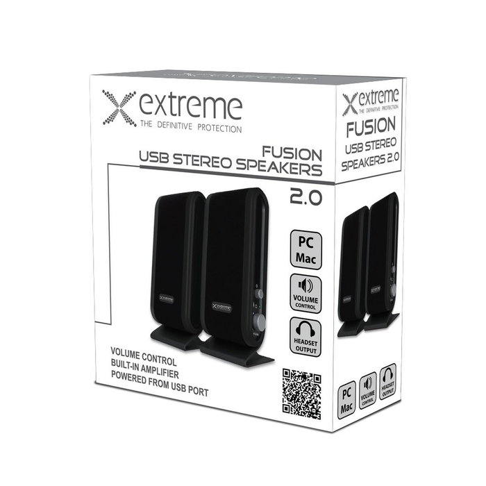 Esperanza Altavoces Extreme 2.0 USB Fusion XP102 - Negro Esperanza Altavoces Extreme 2.0 USB Fusion XP102 - Negro