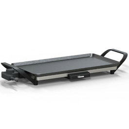 Tristar Plancha de Asar BP-2667 | 2000W | Superficie 460x260mm | Termostato Ajustable | Recubrimiento Antiadherente