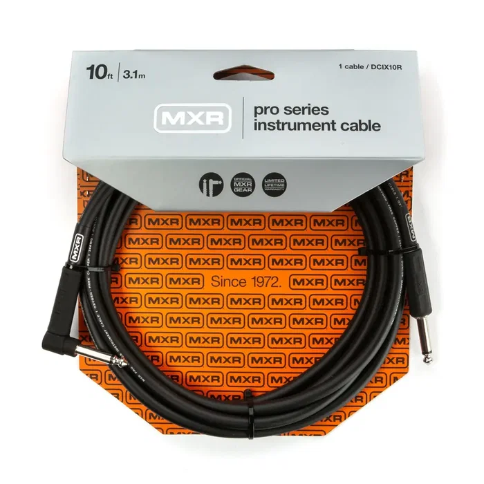 MXR Cable de instrumento Pro Series de 3,048 m, acodado/recto MXR Cable de instrumento Pro Series de 3,048 m, acodado/recto