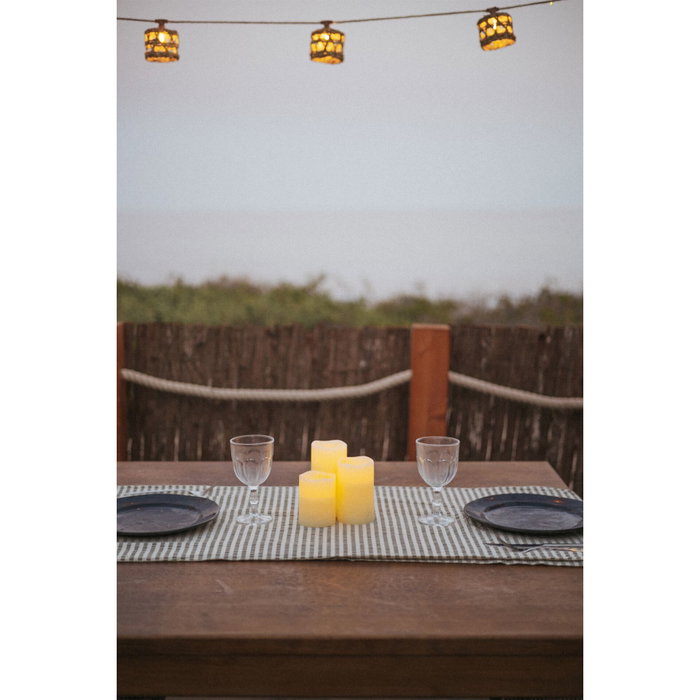 New Garden Dolo Pack 3 de Velas LED con Efecto de Llama Realista