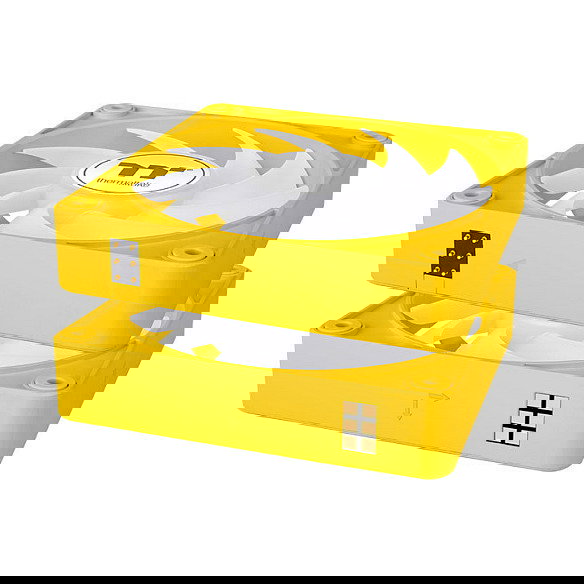 Thermaltake CT140 EX ARGB Sync Ventilador PC Refrigeración 140mm Amarillo 3 Unidades